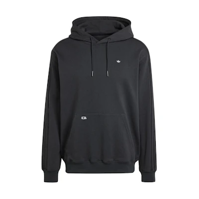 adidas Mickey Mouse Appliqué Hoodie Black with Cartoon Graphic Back IY2274