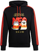 adidas x My Emperor CNY Hoodie Retro Cartoon Print Pullover - Black GS5187 adidas x My Emperor CNY Hoodie Retro Cartoon Print Pullover - Black GS5187