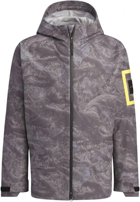 adidas x National Geographic Allover Print Waterproof Hiking Jacket Silver IS9512 Buy adidas x National Geographic Allover Print Waterproof Hiking Jacket Silver IS9512