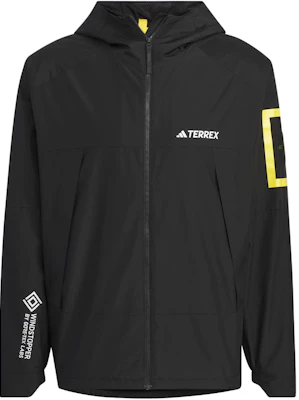 adidas x NATIONAL GEOGRAPHIC Black Gore-Tex Windproof Outdoor Jacket IS9508 Buy adidas x NATIONAL GEOGRAPHIC Black Gore-Tex Windproof Outdoor Jacket IS9508