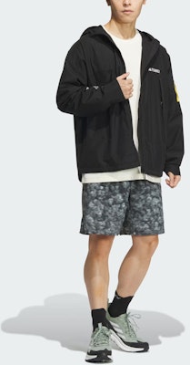 adidas x NATIONAL GEOGRAPHIC Black Gore-Tex Windproof Outdoor Jacket IS9508 Lookbook adidas x NATIONAL GEOGRAPHIC Black Gore-Tex Windproof Outdoor Jacket IS9508