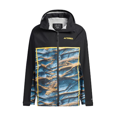 adidas National Geographic Landscape Graphic Zip Hoodie Black (Japan Edition) IC1979-JAPAN