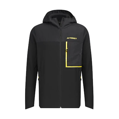 adidas National Geographic Soft Shell Logo Hoodie Zip Jacket Black Japan Release IL8979-JAPAN
