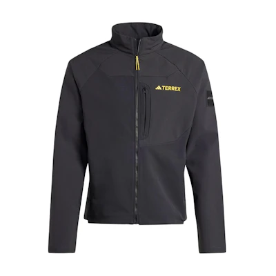 adidas National Geographic Softshell Jacket Black Long Sleeve Collab IX7920