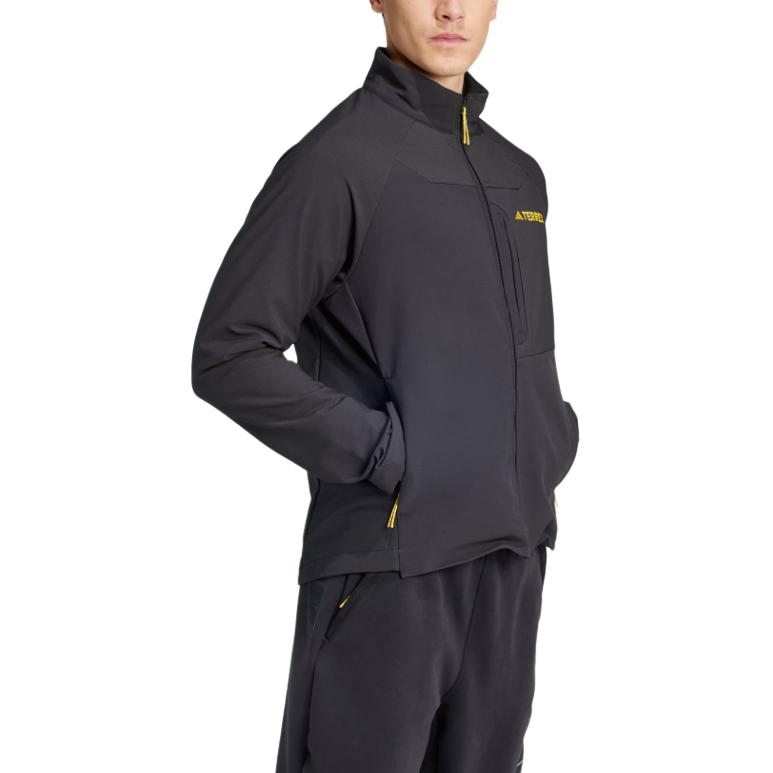 adidas National Geographic Softshell Jacket Black Long Sleeve Collab IX7920 圖 5