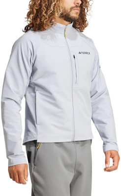 adidas x National Geographic Softshell Jacket Silver Outdoor Collab IX7919 Purchase adidas x National Geographic Softshell Jacket Silver Outdoor Collab IX7919