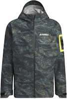 adidas x National Geographic Tie-Dye Waterproof Outdoor Jacket - Stone Grey IS9511 adidas x National Geographic Tie-Dye Waterproof Outdoor Jacket - Stone Grey IS9511