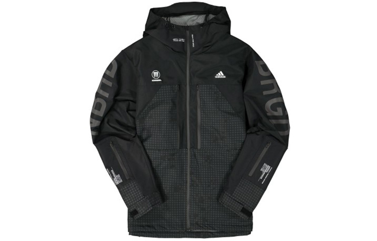 adidas NBHD Black Zip Hoodie Jacket Collaboration FQ6815 圖 2