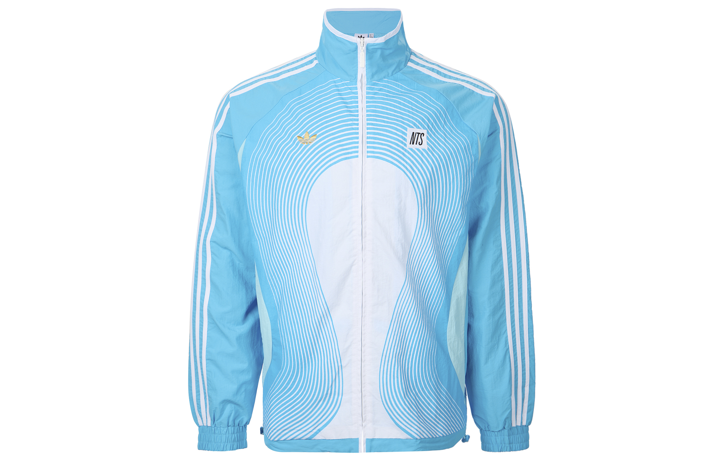 adidas NTS Radio Logo High-Neck Zip Jacket Blue Unisex Casual Long-Sleeve JI5143