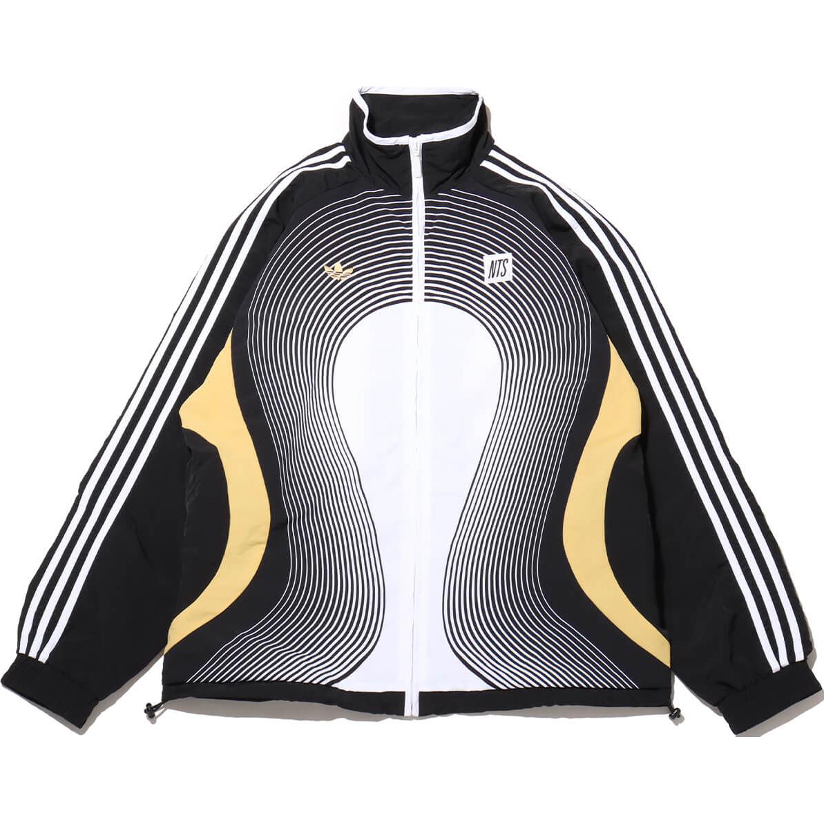 adidas NTS Radio Logo Track Jacket Black Yellow White Unisex JI5063