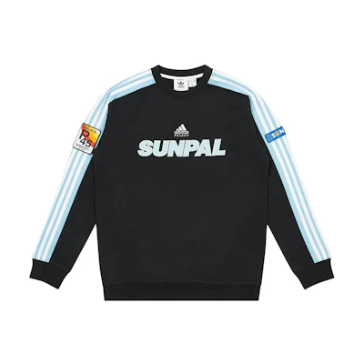 adidas PALACE Crewneck Pullover Sweatshirt Black - Unisex GL7173