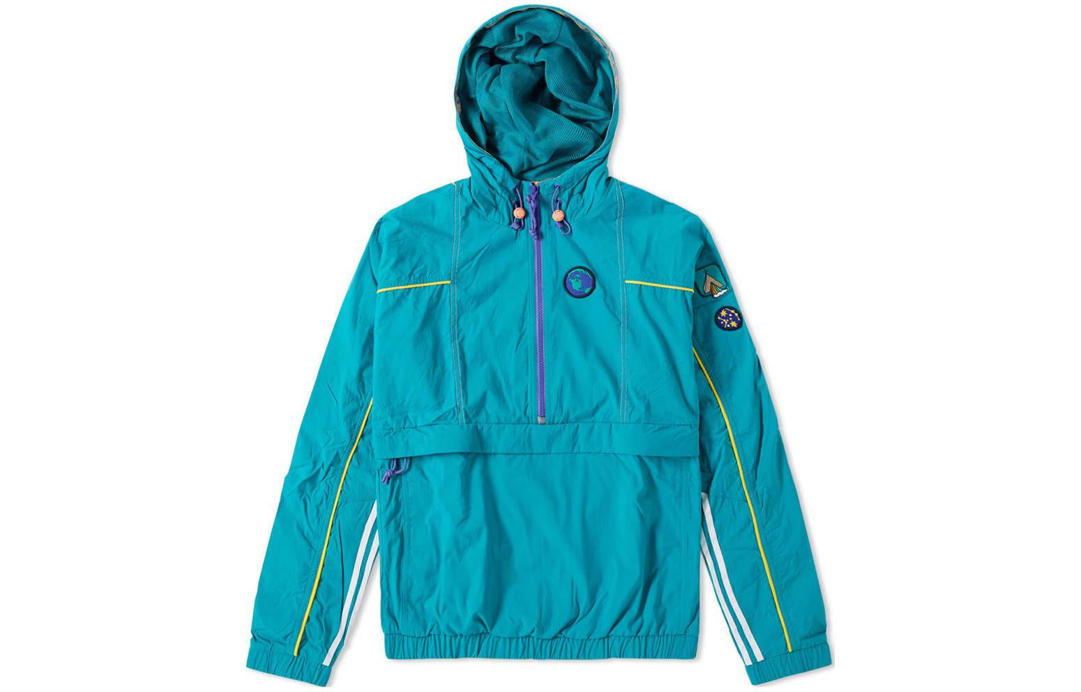 adidas Pharrell Williams HU Half-Zip Hoodie Jacket Blue Collaboration CE9490