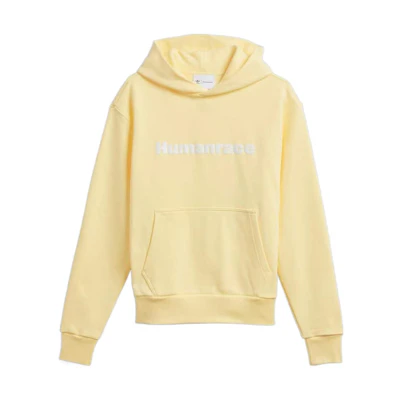 adidas Pharrell Williams Yellow Retro Sweatshirt with Bold Chest Logo (Unisex) H46993