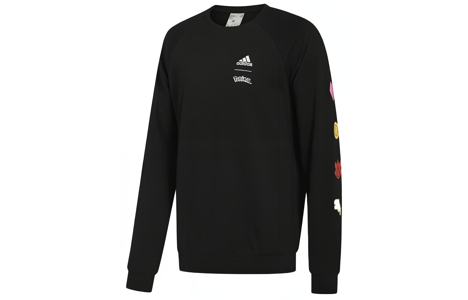 adidas Pokémon Black Printed Pullover Sweatshirt Collaboration GN2999