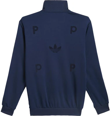 阿迪达斯 x Pop Trading Co. 2023秋冬复古条纹运动外套 男女款 蓝色. IX1974 Lookbook 阿迪达斯 x Pop Trading Co. 2023秋冬复古条纹运动外套 男女款 蓝色. IX1974