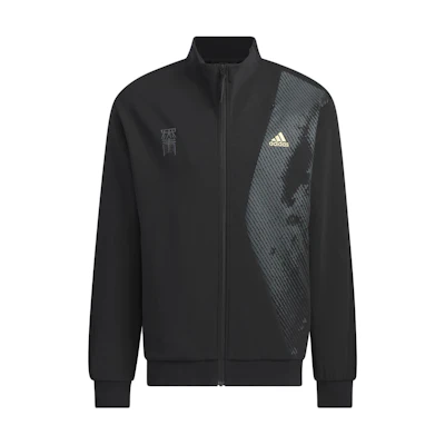 adidas Qi Baishi Graphic Print Track Jacket Black JF0788
