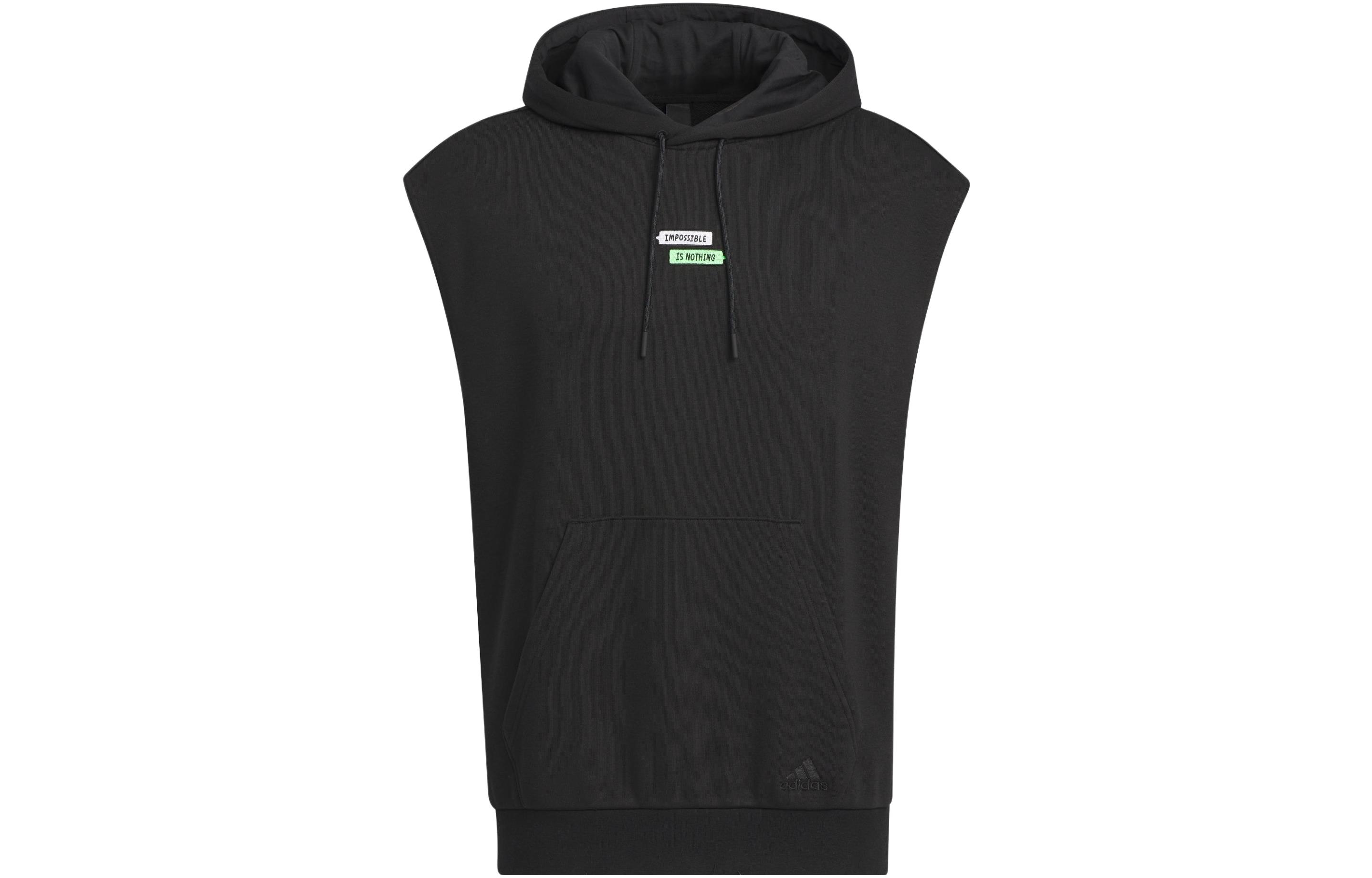 adidas SEEBIN SS23 Sleeveless Hoodie Black - Casual Activewear IA8152