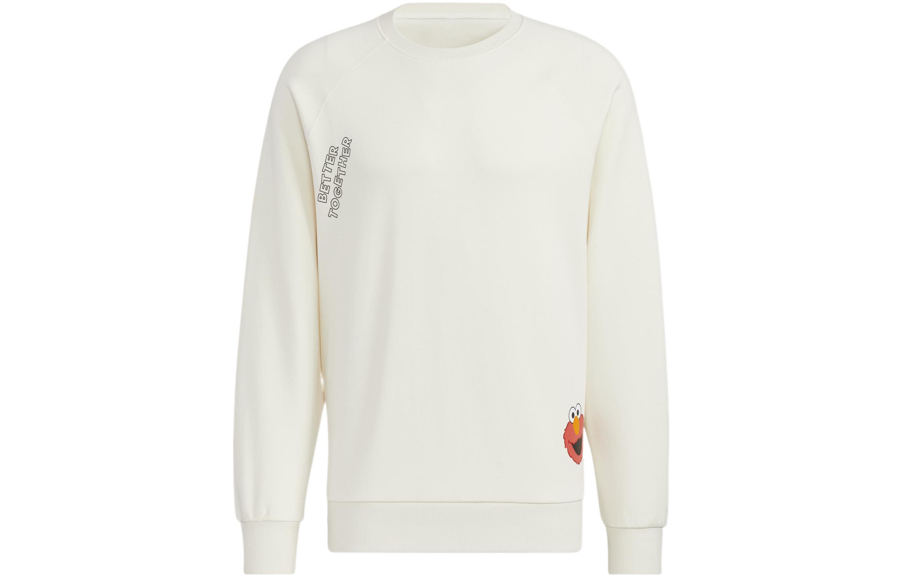 adidas Sesame Street Pullover Crewneck Sweatshirt Pink/White () HM7481