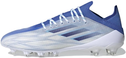 adidas X Speedflow.1 Artificial Grass Boots 'White Blue' GW7451 adidas X Speedflow.1 Artificial Grass Boots 'White Blue' GW7451