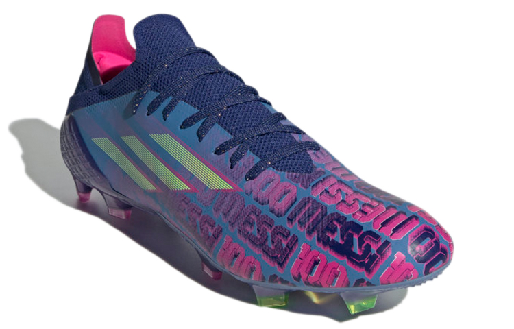 Shop adidas X Speedflow.1 Messi Fg 防滑耐磨足球鞋 紫羅蘭 男女款