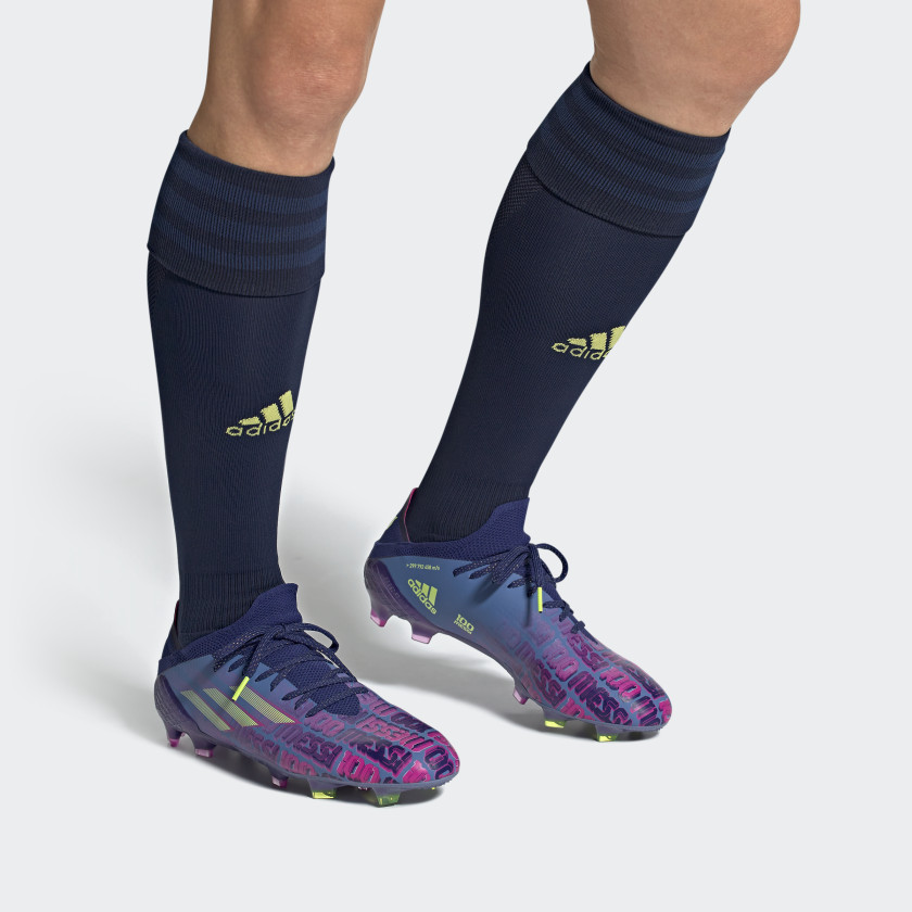 Cheap adidas X Speedflow.1 Messi Fg 防滑耐磨足球鞋 紫羅蘭 男女款