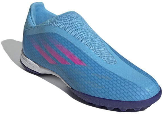 adidas X Speedflow 3 人造草地 防滑耐磨 足球鞋 男女共款 藍粉 Lookbook adidas X Speedflow 3 人造草地 防滑耐磨 足球鞋 男女共款 藍粉