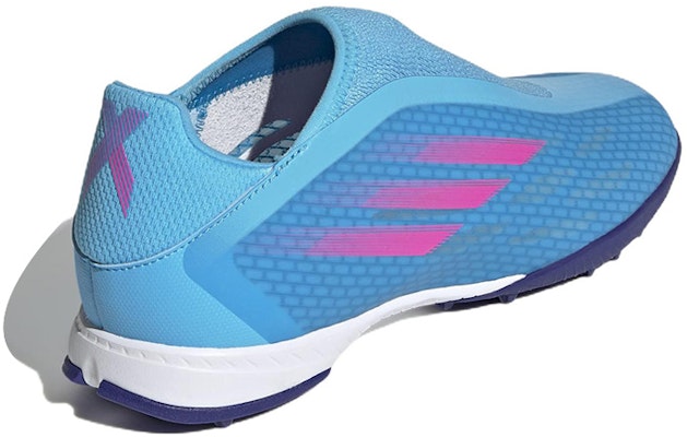 adidas X Speedflow 3 人造草地 防滑耐磨 足球鞋 男女共款 藍粉 Shop adidas X Speedflow 3 人造草地 防滑耐磨 足球鞋 男女共款 藍粉