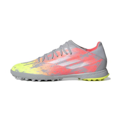 adidas X Speedflow.3 Soccer Shoes Grey/Pink/Yellow