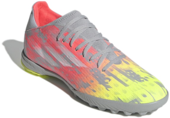 adidas X Speedflow.3 Soccer Shoes Grey/Pink/Yellow FY3311 Lookbook adidas X Speedflow.3 Soccer Shoes Grey/Pink/Yellow FY3311