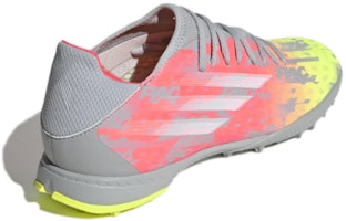 Shop adidas X Speedflow.3 Fußballschuhe Grau/Rosa/Gelb FY3311