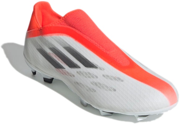 阿迪达斯X Speedflow.3 无鞋带 FG '白色太阳红' FY3274 Lookbook 阿迪达斯X Speedflow.3 无鞋带 FG '白色太阳红' FY3274