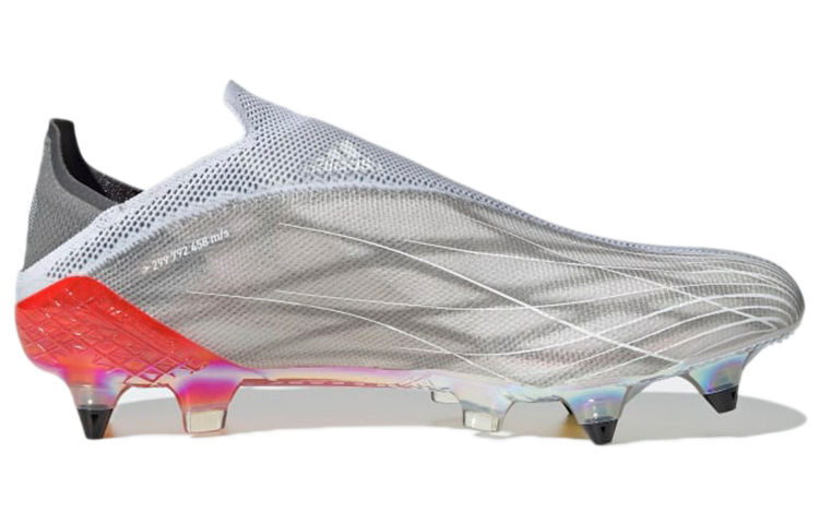 Order adidas X Speedflow+ Sg 足球鞋 耐磨防滑 灰紅色