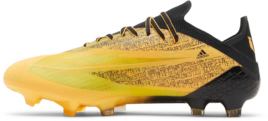 adidas X Speedflow Messi.1 FG 'Emas Solar Kuning Terang' GW7417 Lookbook adidas X Speedflow Messi.1 FG 'Emas Solar Kuning Terang' GW7417