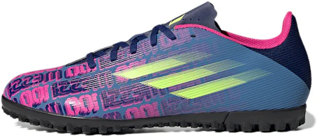 adidas X Speedflow Messi.4 TF Turf Soccer Shoes Blue/Purple FY6918 adidas X Speedflow Messi.4 TF Turf Soccer Shoes Blue/Purple FY6918