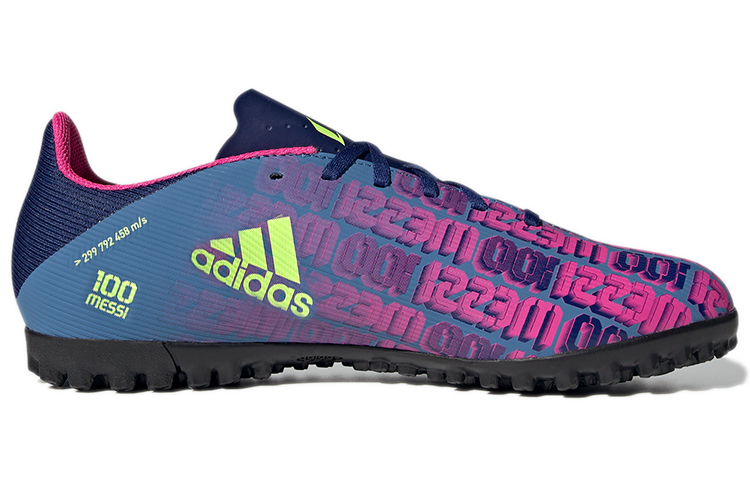 Order 阿迪达斯X Speedflow Messi.4 Tf 舒适耐磨足球鞋 藍紫
