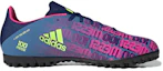 Order 阿迪达斯X Speedflow Messi.4 Tf 舒适耐磨足球鞋 藍紫