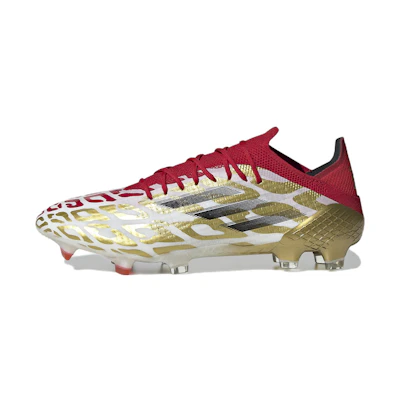 adidas X Speedflow Mo Salah.1 FG 'White Gold Metallic Scarlet'