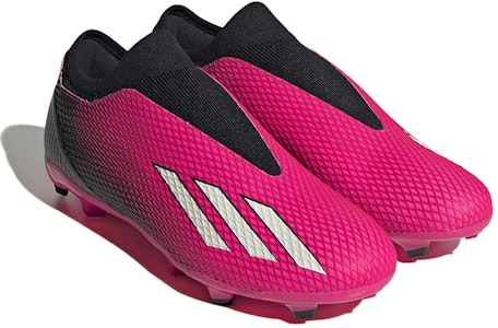 adidas X Speedportal .3 Tanpa Tali Firm 'Pink Hitam' GZ5065 Lookbook adidas X Speedportal .3 Tanpa Tali Firm 'Pink Hitam' GZ5065