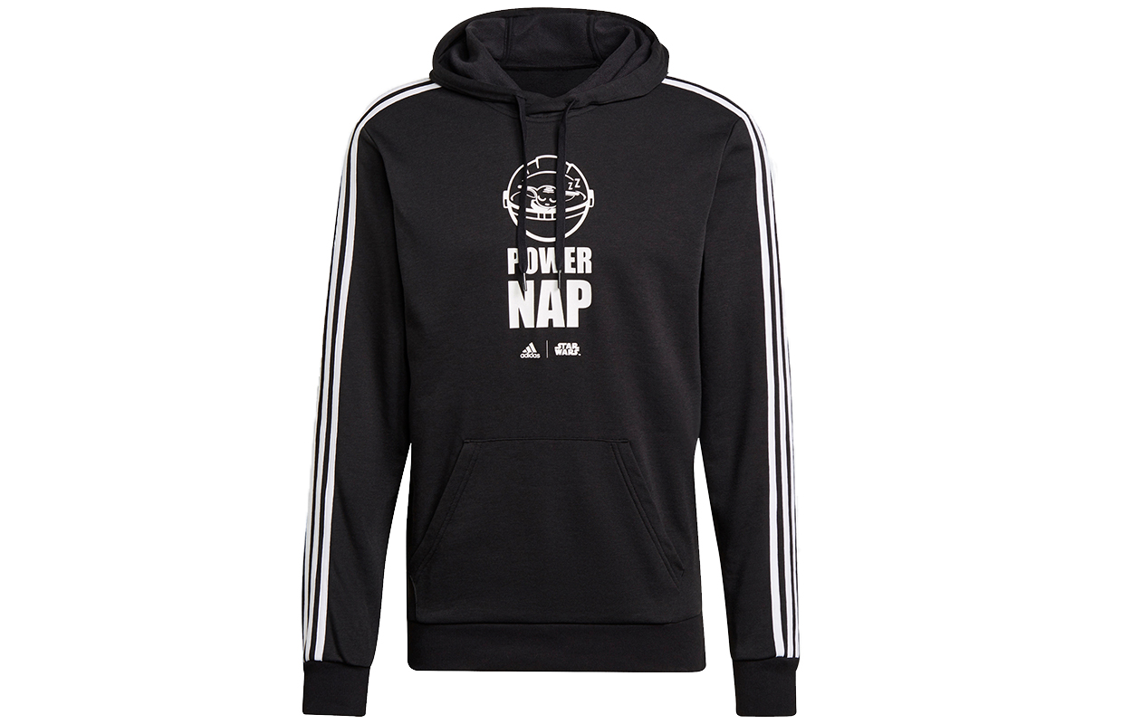 adidas Star Wars Graphic Pullover Hoodie Black GS6321