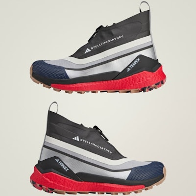 adidas x Stella McCartney Terrex Free Hiker GTX Boots Silver Metallic/Cloud White/Active Red IF1792 Cheap adidas x Stella McCartney Terrex Free Hiker GTX Boots Silver Metallic/Cloud White/Active Red IF1792