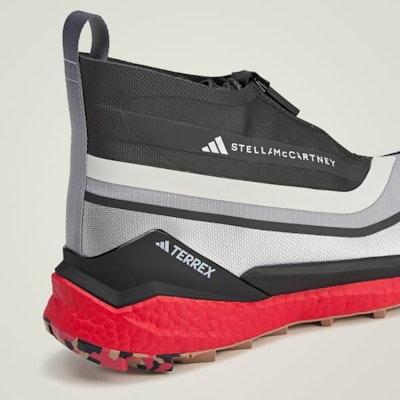 adidas x Stella McCartney Terrex Free Hiker GTX Boots Silver Metallic/Cloud White/Active Red IF1792 1