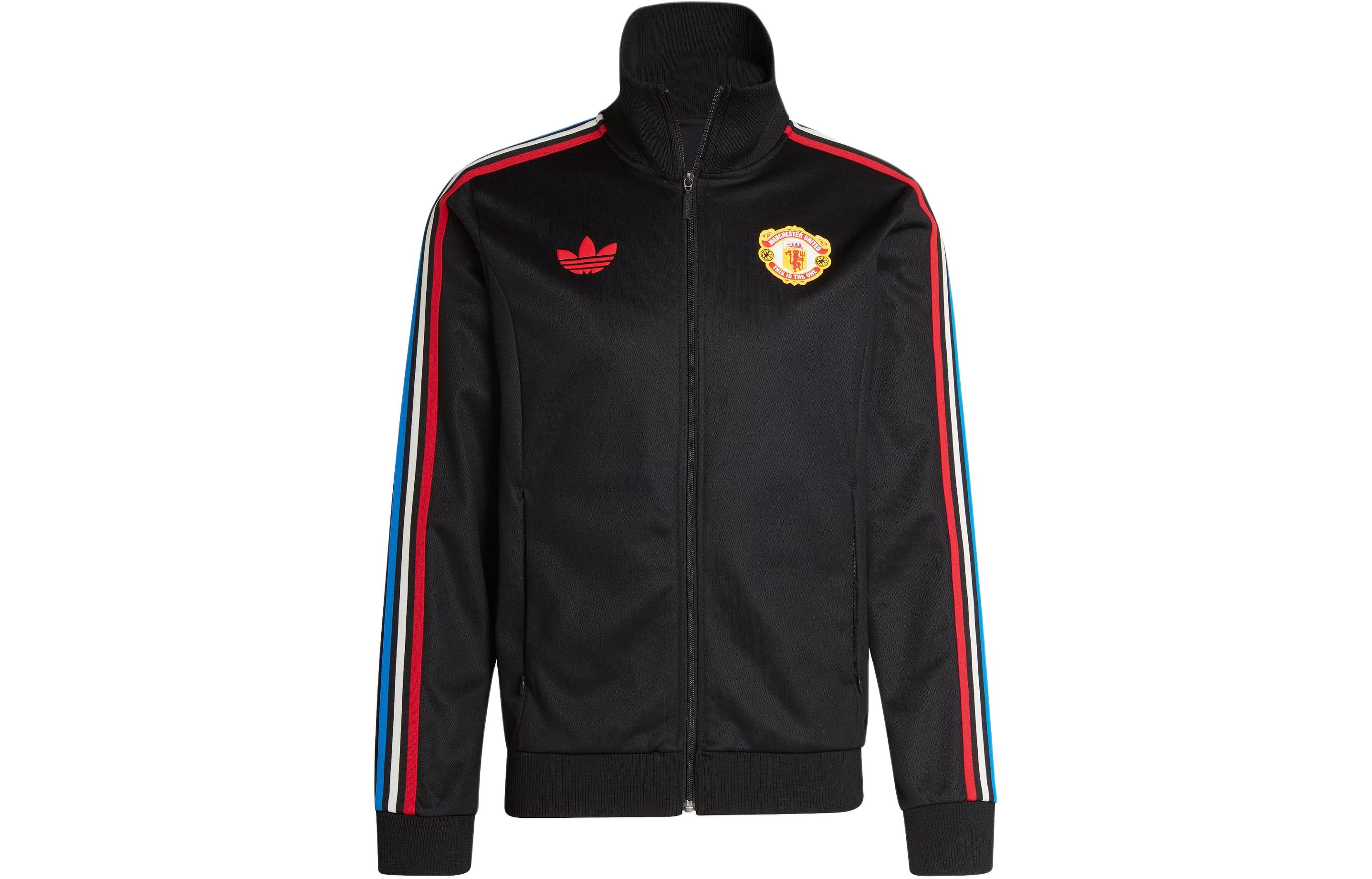 adidas Stone Roses Manchester United Retro Track Jacket Black Mens IP9188