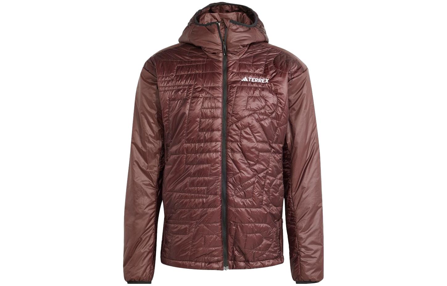 adidas TERREX Collab Brown Graphic Print Zip Hoodie Jacket (Japan Edition) Mens IB4231-JAPAN