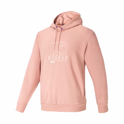 adidas Tsim Sha Tsui Pullover Hoodie Pink - Unisex Casual, Breathable Streetwear HT8817
