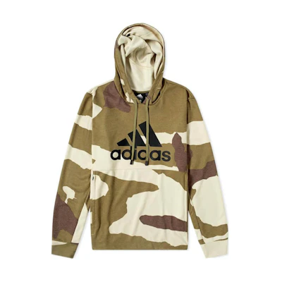 adidas UNDFTD Hoodie Desert Camo Logo Print Unisex CZ5957