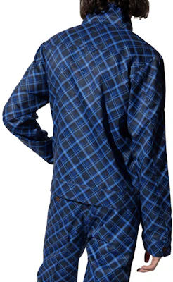 adidas x Wales Bonner Jaket Kolar Pendek Logo Plaid Biru GU0750 Shop adidas x Wales Bonner Jaket Kolar Pendek Logo Plaid Biru GU0750