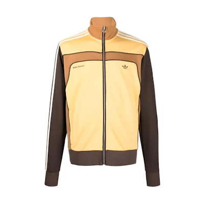 adidas Wales Bonner Embroidered Logo Track Jacket Yellow Mens HG6263