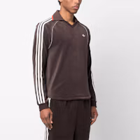Purchase adidas x Wales Bonner SS23 男款V領針織毛衣 咖啡復古運動風潮服飾 IB3251