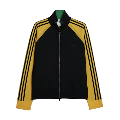 adidas Wales Bonner SS23 Retro Striped Track Jacket Black/Yellow Unisex. IB3261