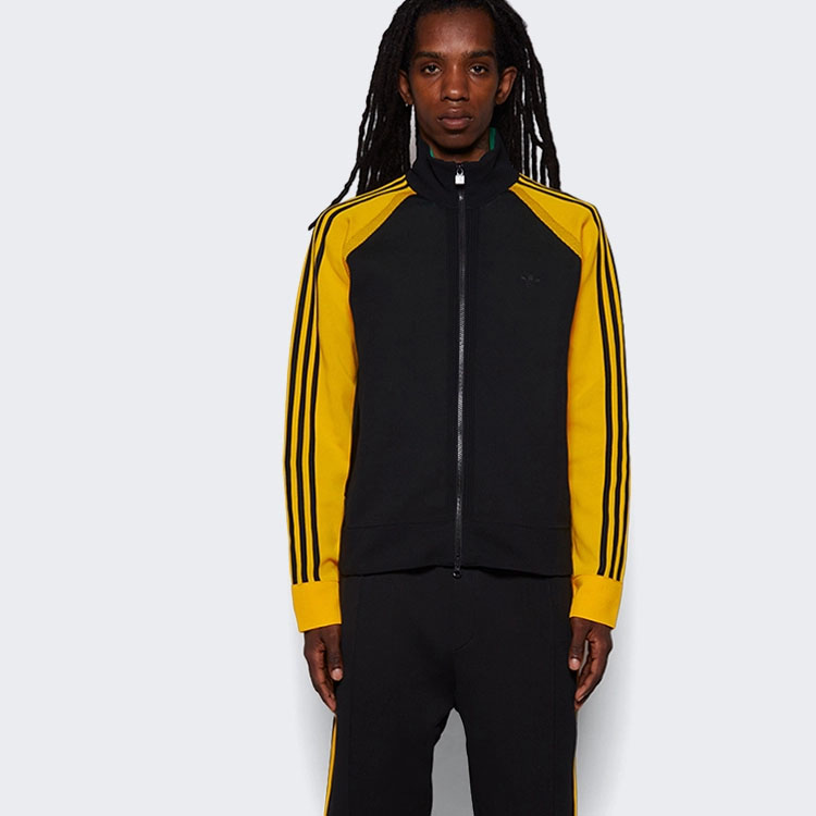 Purchase adidas x Wales Bonner SS23 Jaket Track Retro Hitam/Kuning Unisex. IB3261